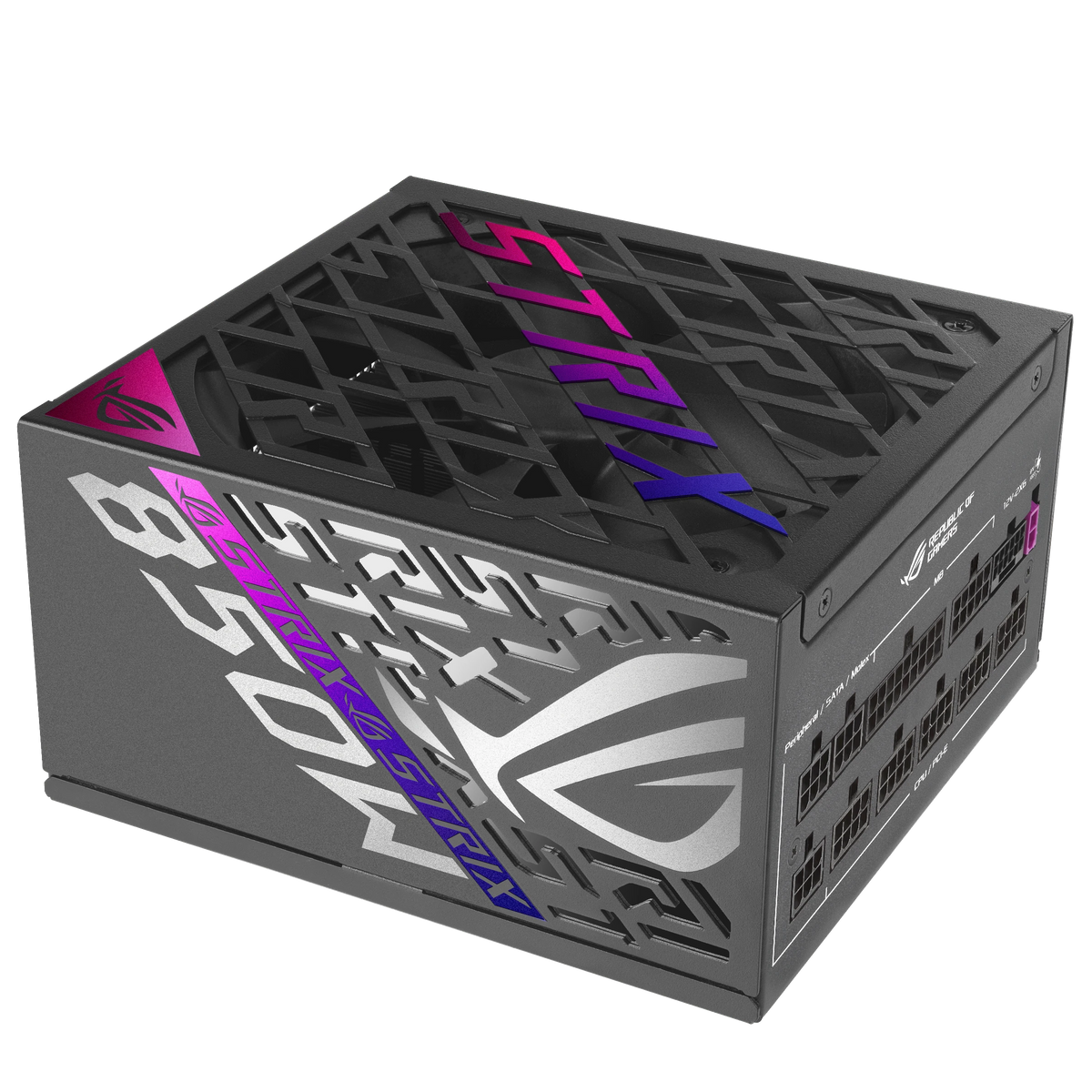 ASUS ROG Strix 850W Platinum (ROG Equalizer) – alimentation PC, vue de dessus – photo 1