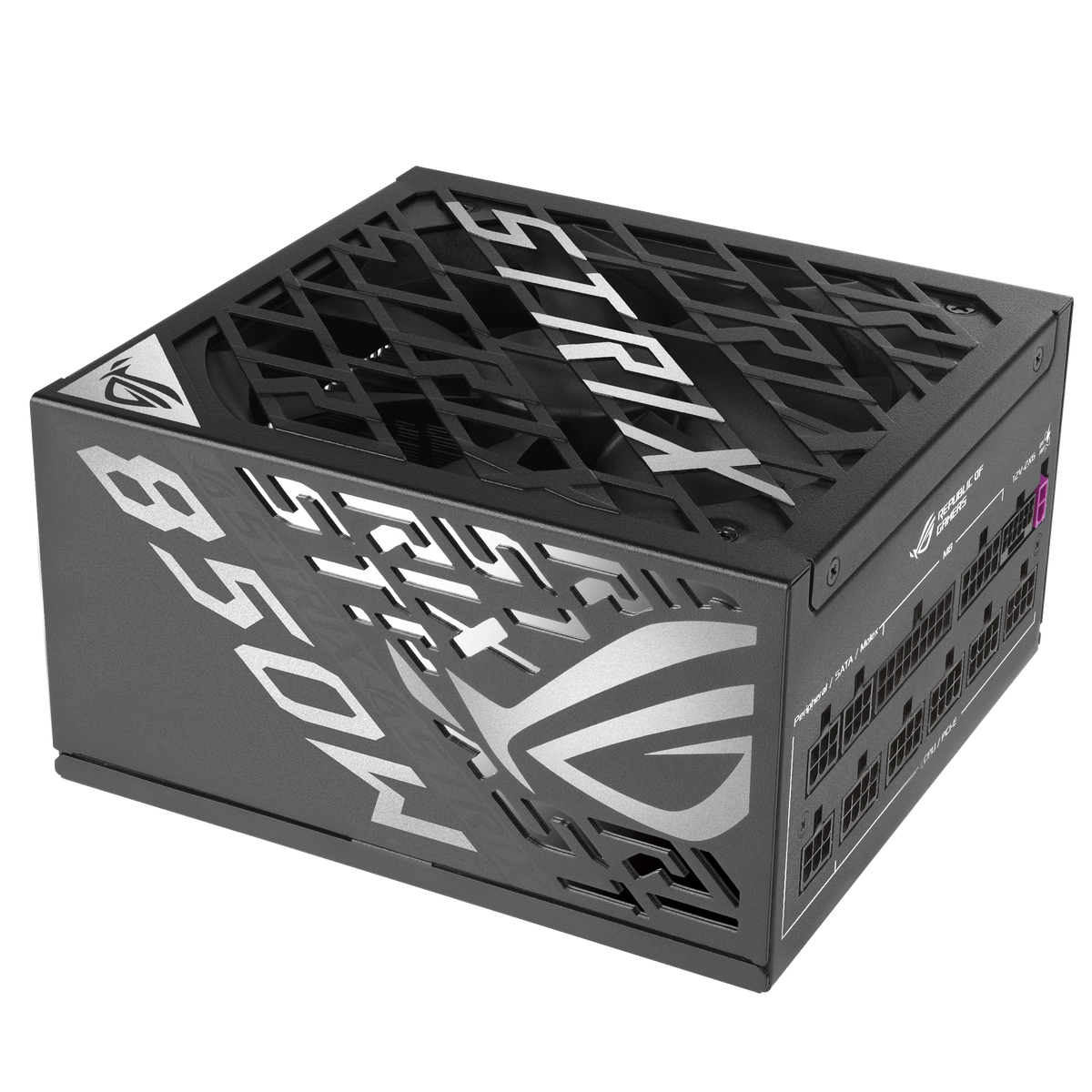 ASUS ROG Strix 850W Platinum (ROG Equalizer) – alimentation PC, vue de dessus – photo 3