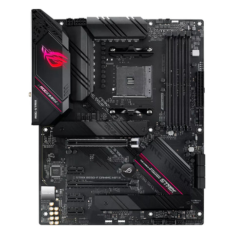 ASUS ROG STRIX B550-F GAMING WIFI II — vue principale sur fond blanc carré — réf. 90MB19V0-M0EAY0