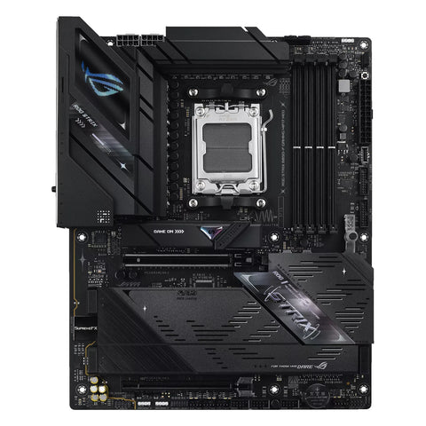 ASUS ROG STRIX B850-F GAMING WIFI7 NEO — vue principale sur fond blanc carré — réf. 90MB1NX0-M0EAY0