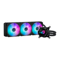 ASUS ROG Strix LC III 360 ARGB Noir — vue principale du watercooling AIO sur fond blanc carré — réf. 90RC00T1-M0UAY0