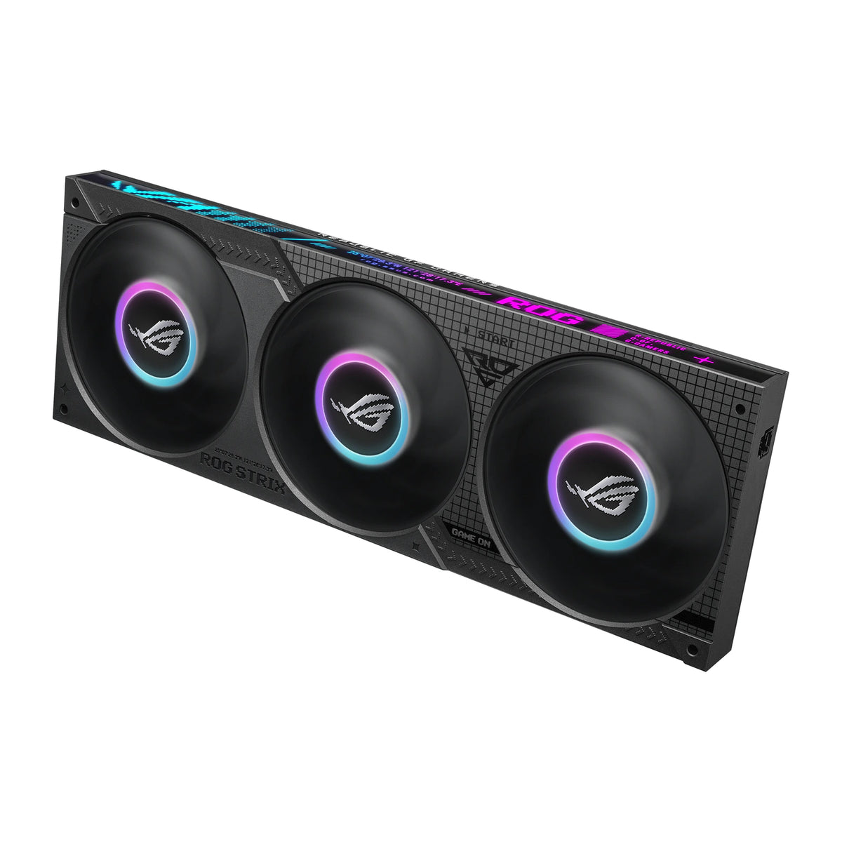 ASUS ROG Strix SLC IV 360 ARGB LCD Noir — vue de l’écran 14 du watercooling AIO sur fond blanc carré — réf. 90RC01S1-B0EAY0