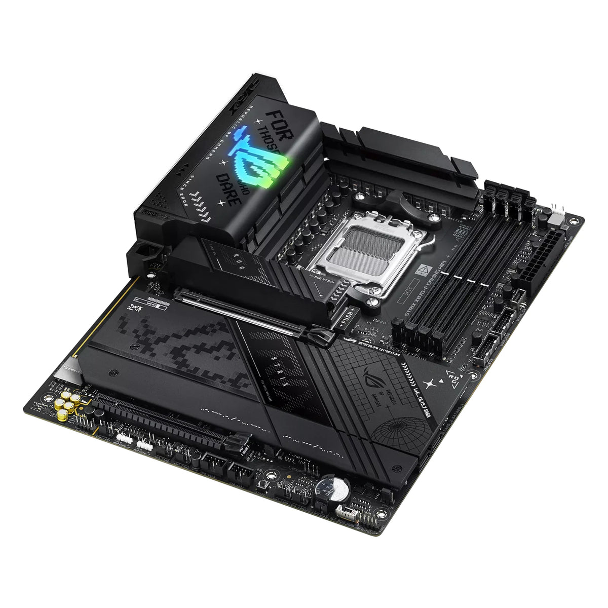 ASUS ROG STRIX X870-F GAMING WIFI — vue produit 5 sur fond blanc carré — réf. 90MB1IV0-M0EAY0
