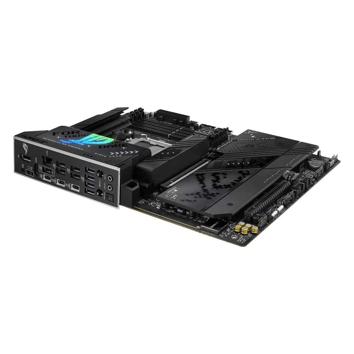 ASUS ROG STRIX X870-F GAMING WIFI — vue produit 7 sur fond blanc carré — réf. 90MB1IV0-M0EAY0