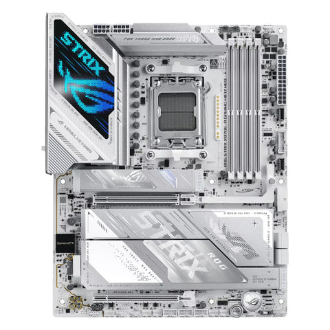 ASUS ROG STRIX X870E-A GAMING WIFI7 NEO — vue principale sur fond blanc carré — réf. 90MB1P30-M0EAY0