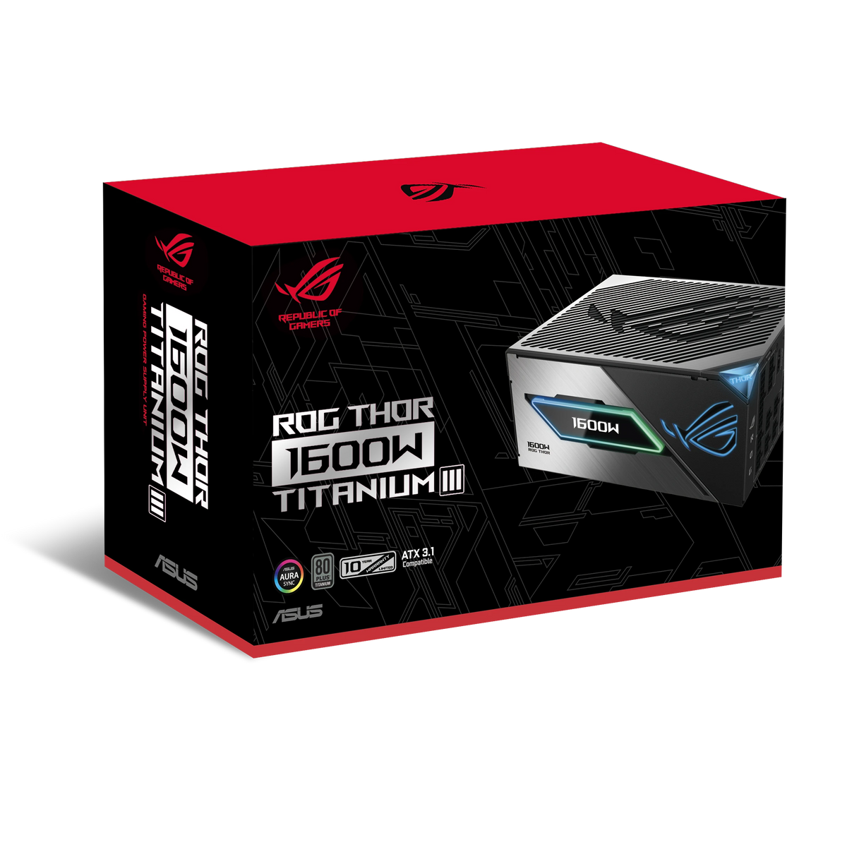 ASUS ROG Thor 1600W Titanium III – alimentation PC, boîte et contenu – photo 13