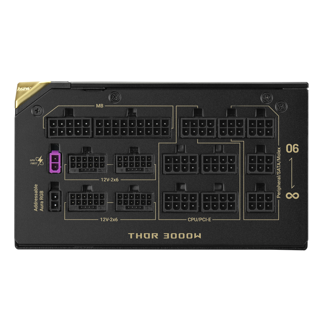 ASUS ROG Thor 3000W Titanium III Edition 20 (ROG Equalizer) – alimentation PC, connectique modulaire – photo 5