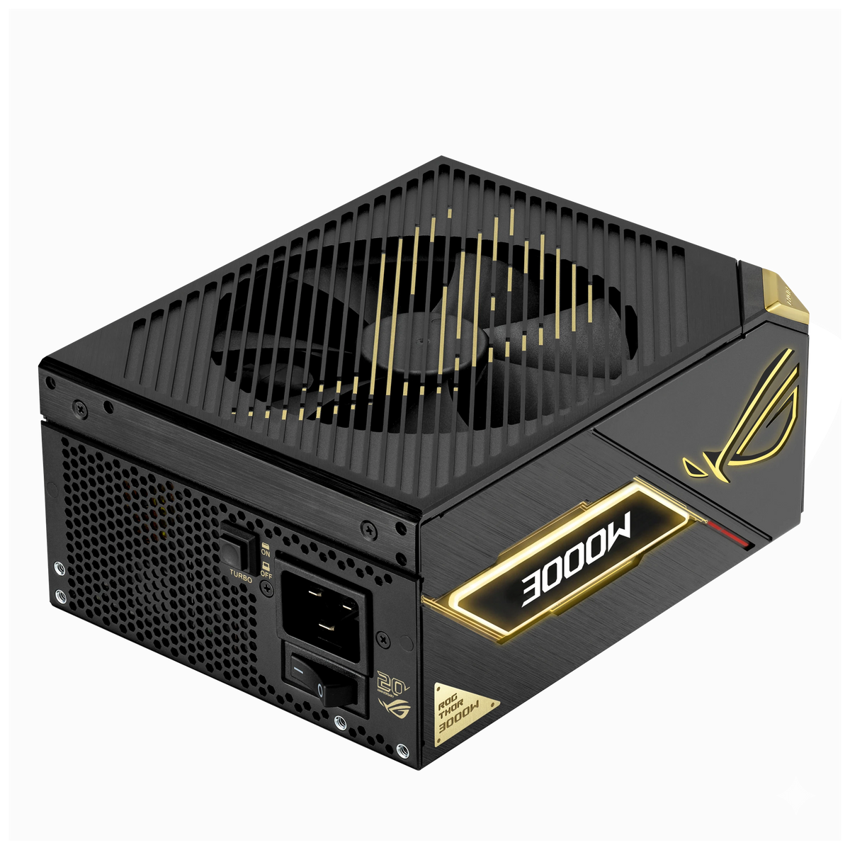 ASUS ROG Thor 3000W Titanium III Edition 20 (ROG Equalizer) – alimentation PC, vue avant – photo 9