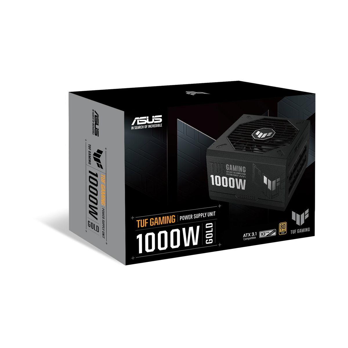 ASUS TUF Gaming 1000W Gold – alimentation PC, vue produit 12 – photo 12