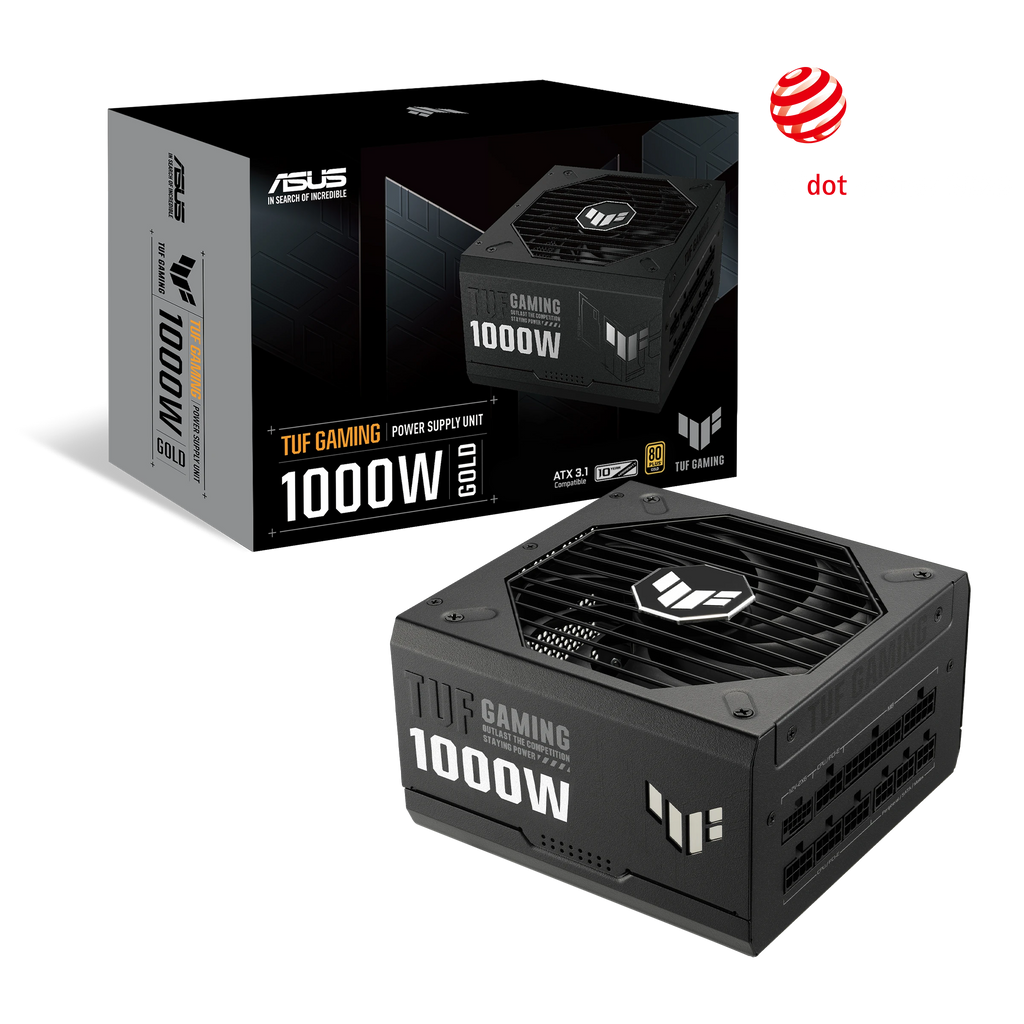 ASUS TUF Gaming 1000W Gold – alimentation PC, vue produit 13 – photo 13