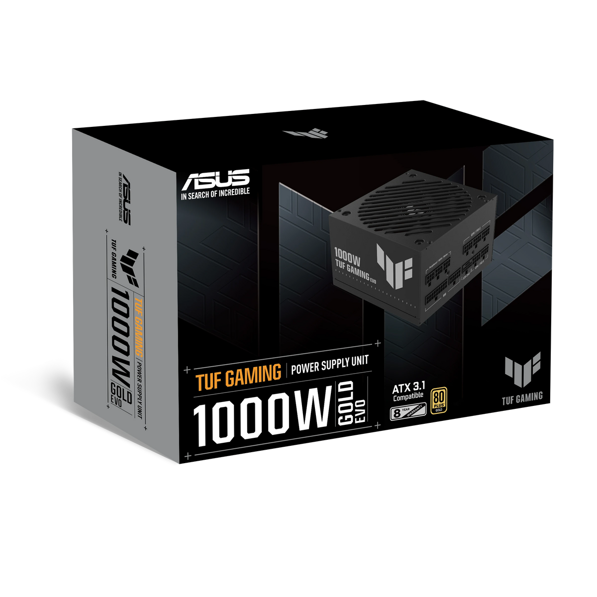 ASUS TUF Gaming 1000W Gold EVO – alimentation PC, vue produit 10 – photo 10