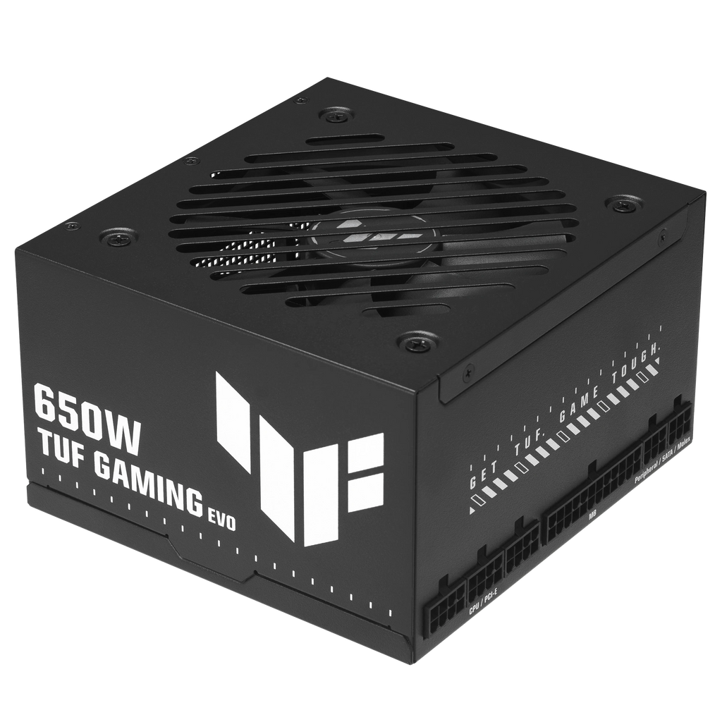 ASUS TUF Gaming 650W Bronze EVO – alimentation PC, vue de dessus – photo 1