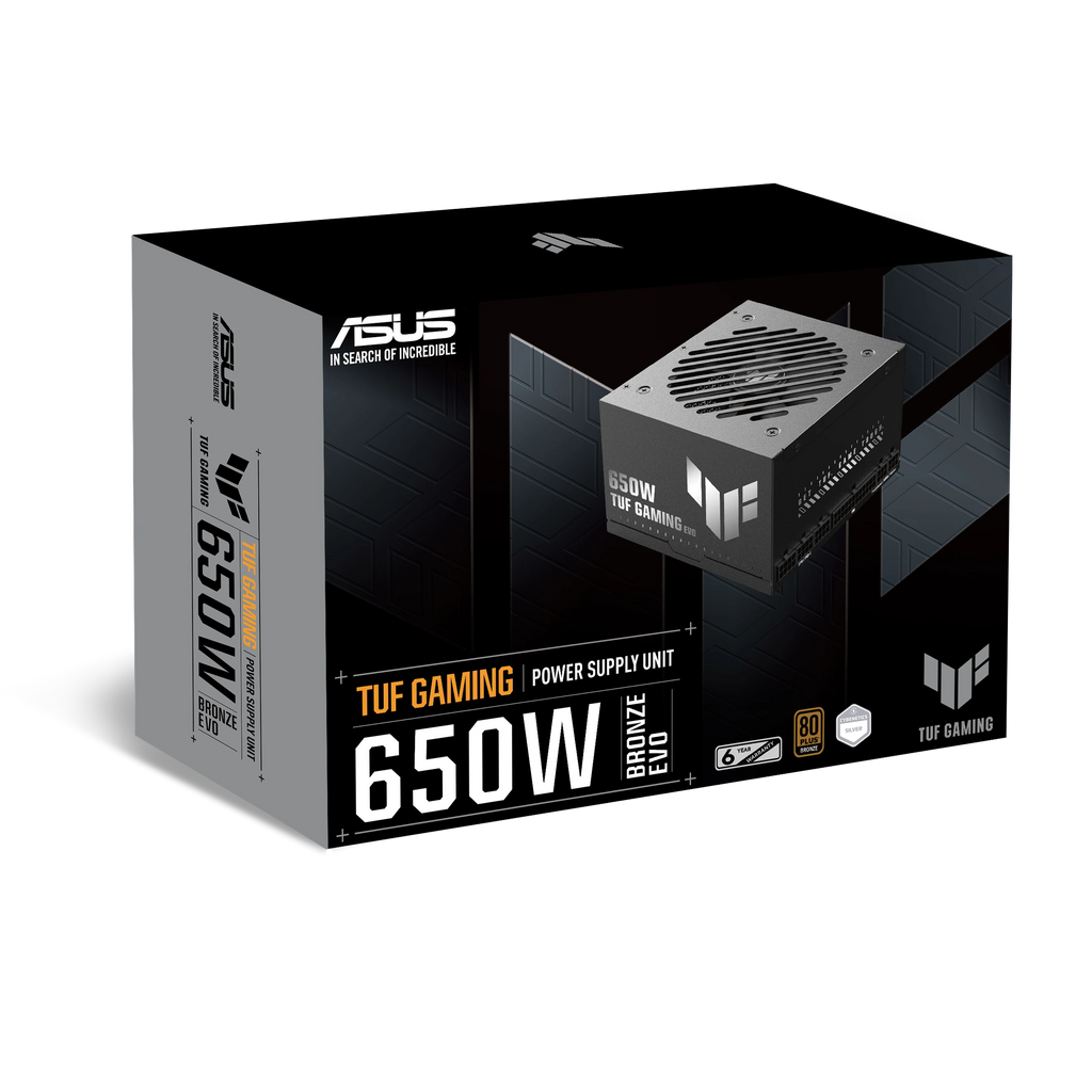 ASUS TUF Gaming 650W Bronze EVO – alimentation PC, vue produit 6 – photo 6