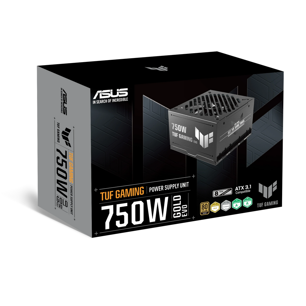 ASUS TUF Gaming 750W Gold EVO – alimentation PC, vue produit 9 – photo 9