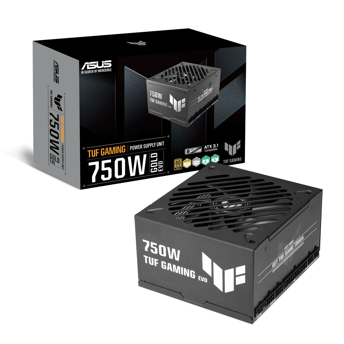 ASUS TUF Gaming 750W Gold EVO – alimentation PC, vue produit 10 – photo 10