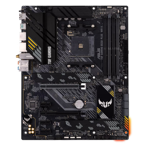 ASUS TUF GAMING B550-PLUS WIFI II — vue principale sur fond blanc carré — réf. 90MB19U0-M0EAY0