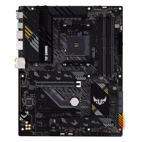 ASUS TUF GAMING B550-PRO — vue principale sur fond blanc carré — réf. 90MB17R0-M0EAY0