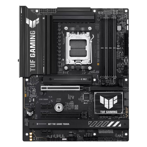 ASUS TUF GAMING B850-PLUS WIFI — vue principale sur fond blanc carré — réf. 90MB1J30-M0EAY0