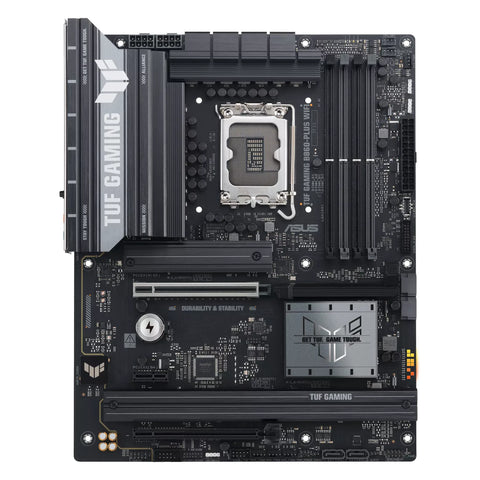 ASUS TUF GAMING B860-PLUS WIFI — vue principale sur fond blanc carré — réf. 90MB1JL0-M0EAY0