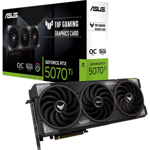 ASUS TUF Gaming GeForce RTX 5070 Ti 16 Go GDDR7 OC Gris (90YV0MD0-M0NA00) — vue 1