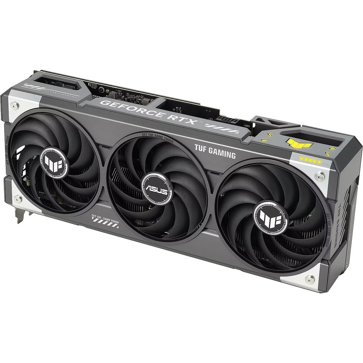 ASUS TUF Gaming GeForce RTX 5070 Ti 16 Go GDDR7 OC Gris (90YV0MD0-M0NA00) — vue 3