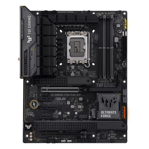 ASUS TUF GAMING Z790-PLUS WIFI — vue principale sur fond blanc carré — réf. 90MB1D80-M1EAY0