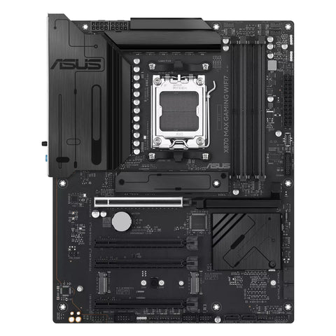 ASUS X870 MAX GAMING WIFI7 — vue principale sur fond blanc carré — réf. 90MB1LY0-M0EAY0