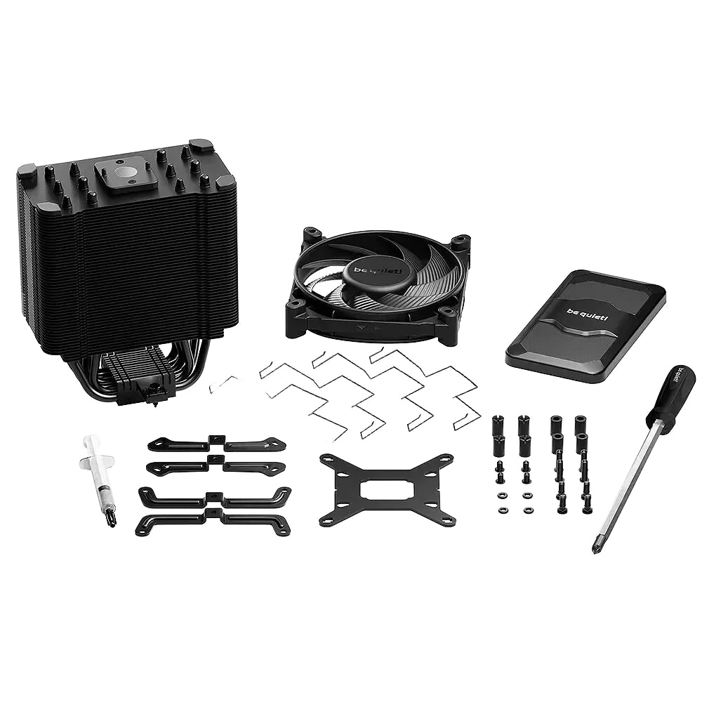 be quiet! Dark Rock 5 — vue produit 6 du ventirad CPU sur fond blanc — réf. BK035