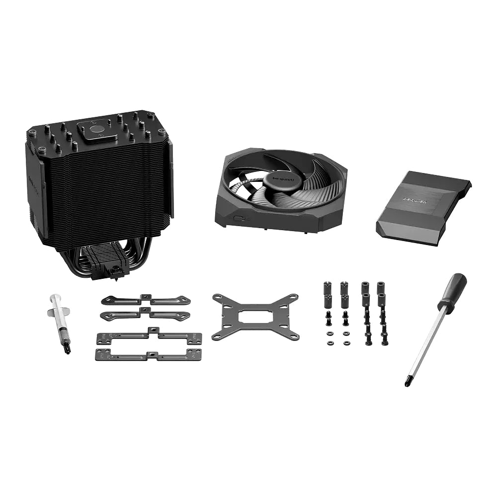 be quiet! Dark Rock 6 — vue produit 6 du ventirad CPU sur fond blanc — réf. BK046