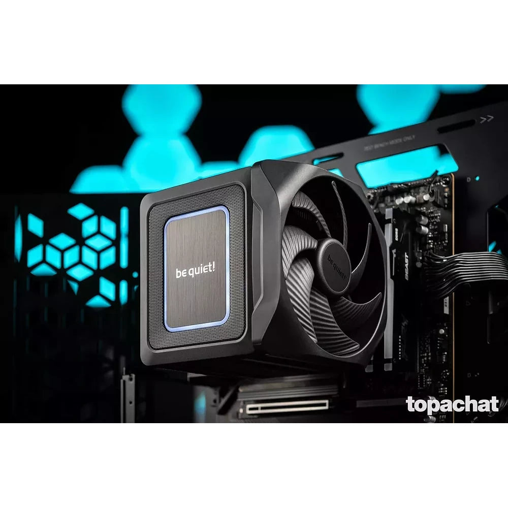 be quiet! Dark Rock Elite — vue produit 3 du ventirad CPU sur fond blanc — réf. BK037
