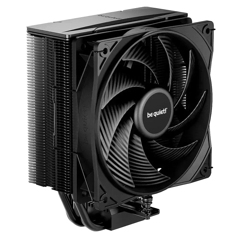 be quiet! Pure Rock 3 Black — vue principale du ventirad CPU sur fond blanc — réf. BK039