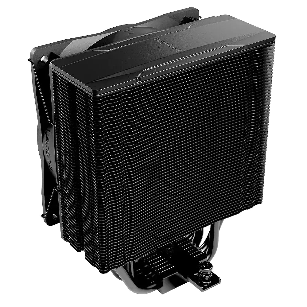 be quiet! Pure Rock 3 Black — vue produit 2 du ventirad CPU sur fond blanc — réf. BK039