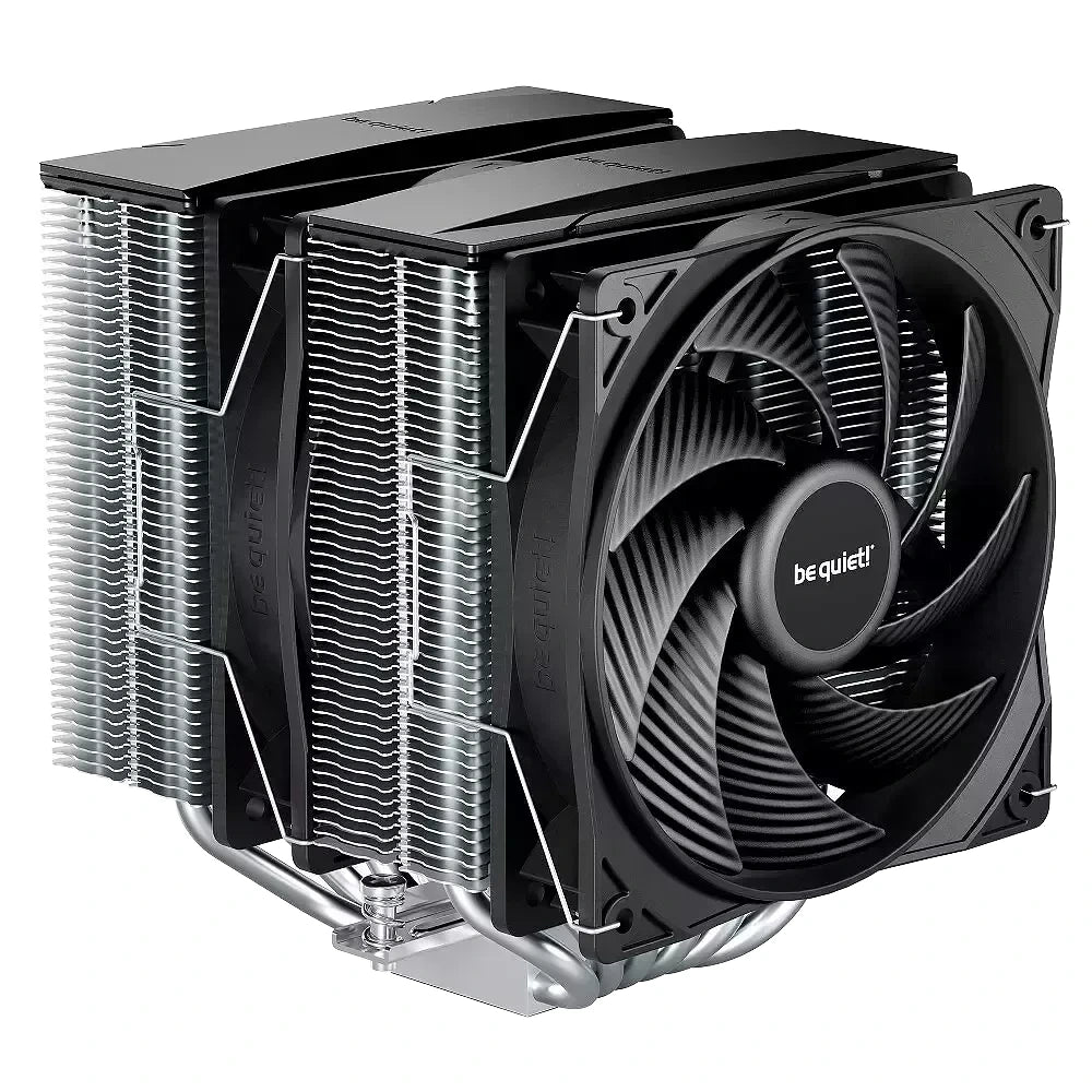be quiet! Pure Rock Pro 3 — vue principale du ventirad CPU sur fond blanc — réf. BK041