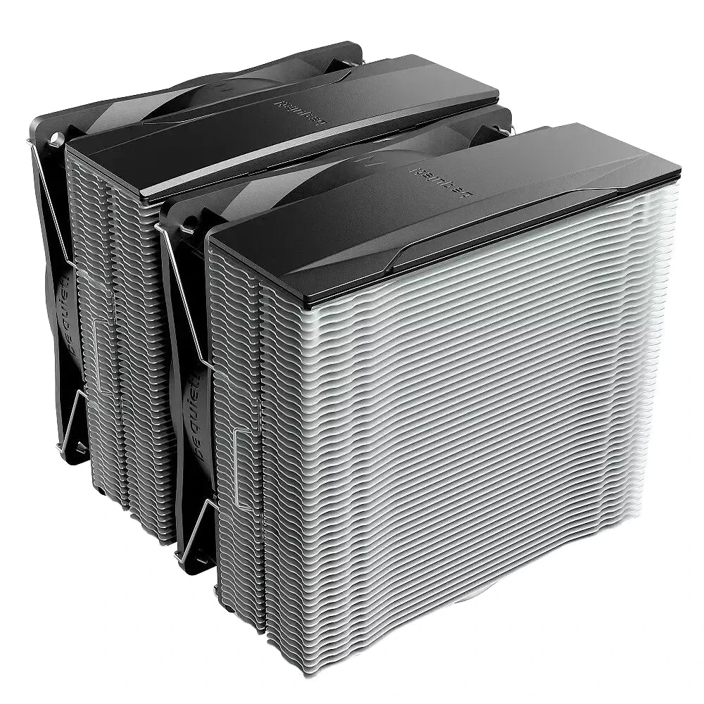 be quiet! Pure Rock Pro 3 — vue produit 2 du ventirad CPU sur fond blanc — réf. BK041