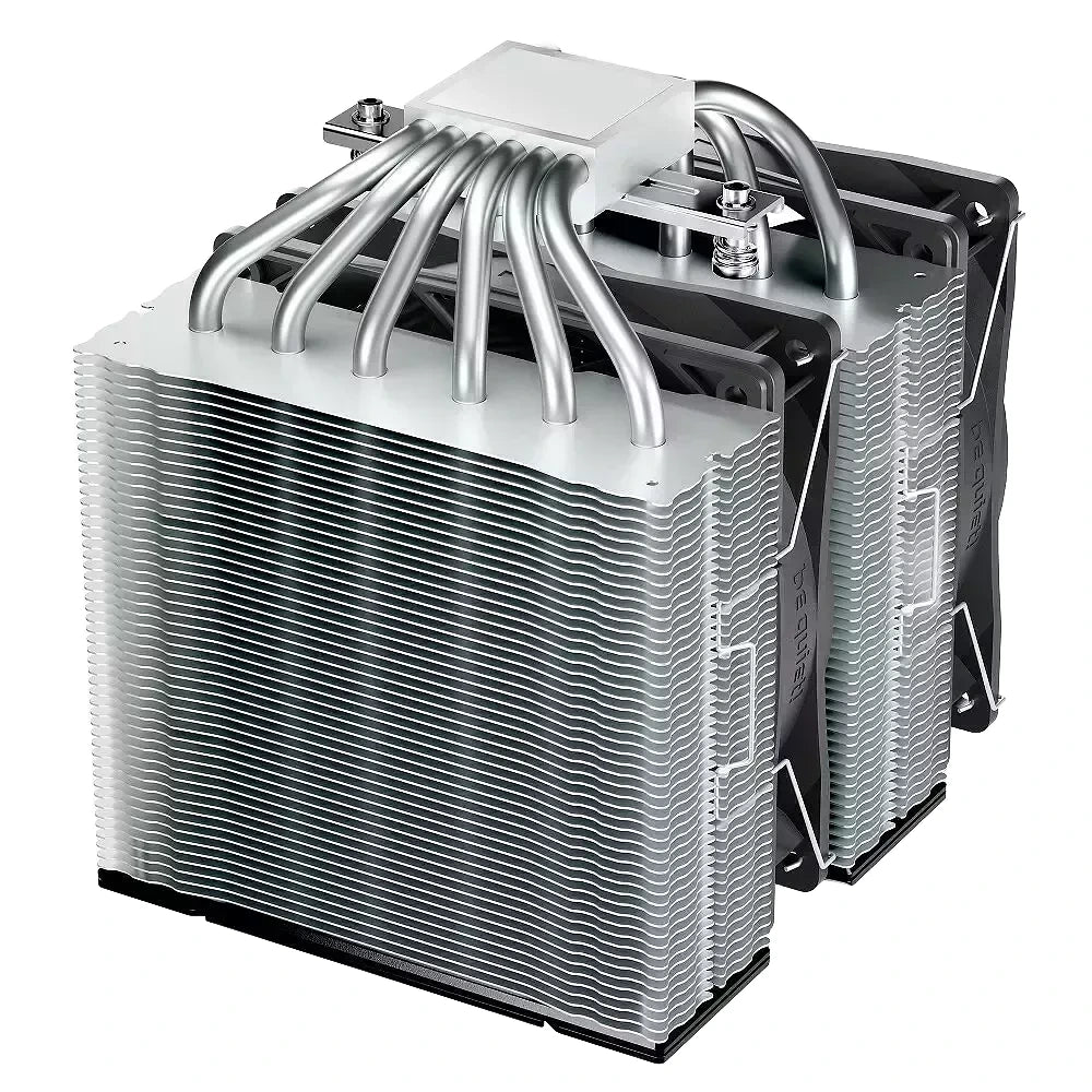 be quiet! Pure Rock Pro 3 — vue produit 3 du ventirad CPU sur fond blanc — réf. BK041