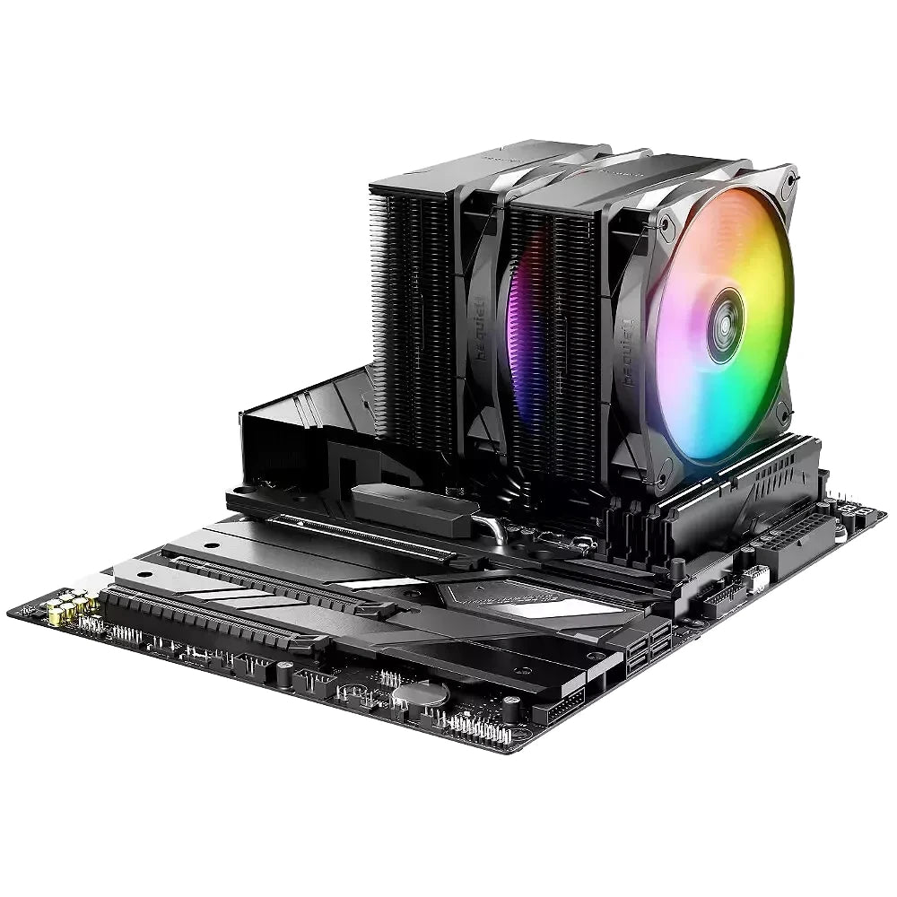 be quiet! Pure Rock Pro 3 LX — vue produit 4 du ventirad CPU sur fond blanc — réf. BK043