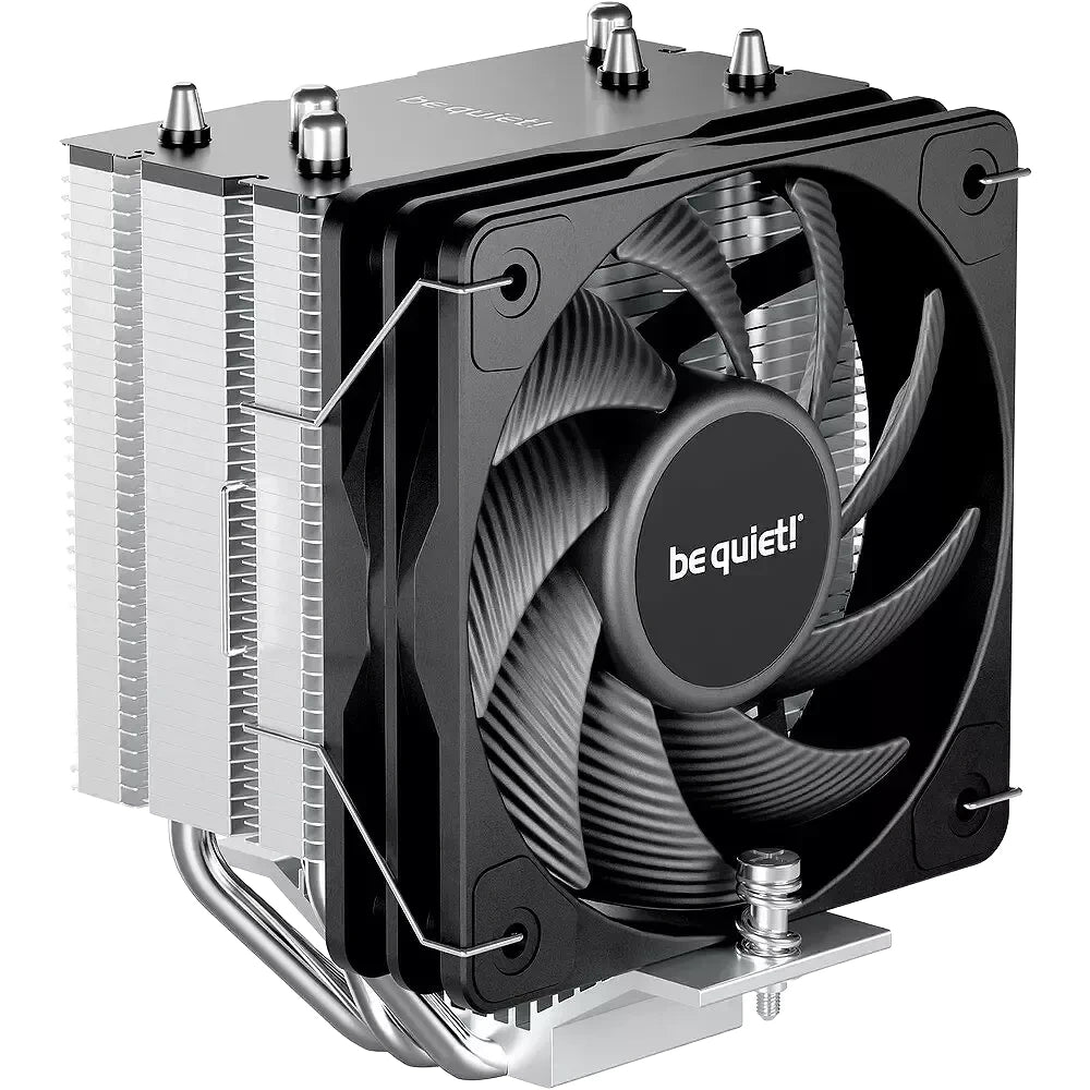 be quiet! Pure Rock Slim 3 — vue principale du ventirad CPU sur fond blanc — réf. BK047