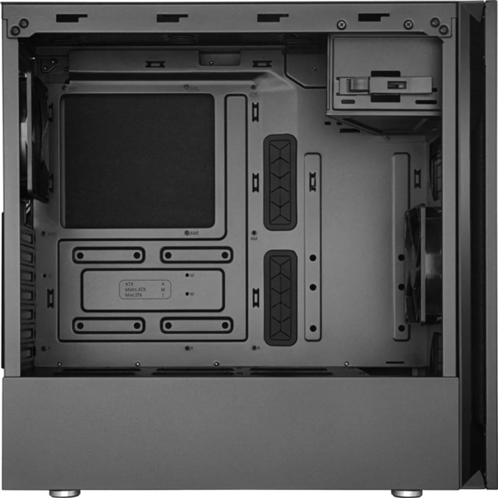 Cooler Master Midi Silencio S600 (B) USB 3.2/Steel side - Noir — vue 8