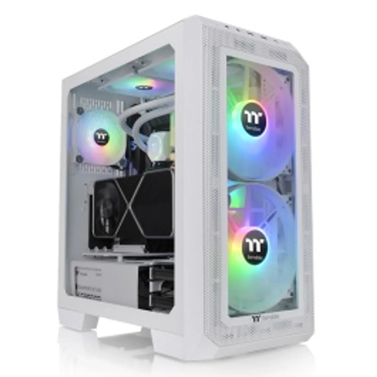 Thermaltake View 300 MX ARGB Snow Blanc — vue principale