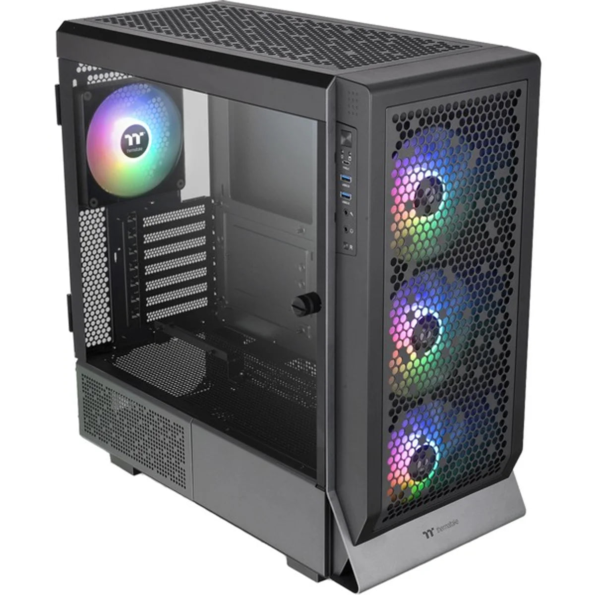 Thermaltake Ceres 500 TG ARGB — Noir — vue 3