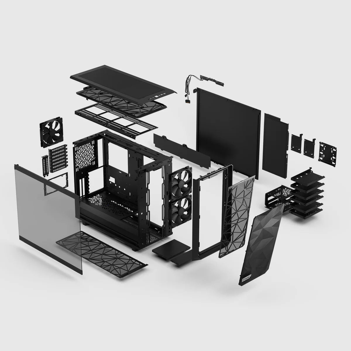Fractal Design Meshify 2 Noir Window — vue 8