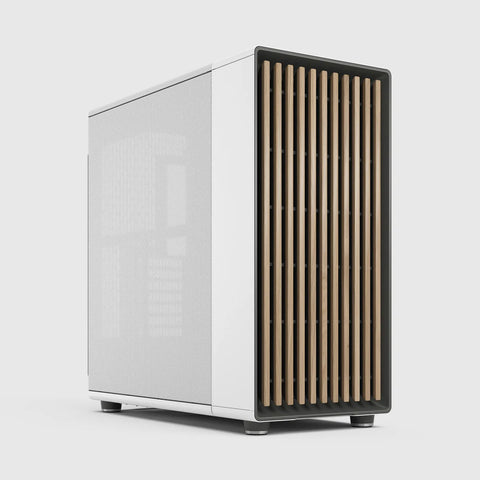 Fractal Design North Chalk Blanc Window Mesh — vue principale