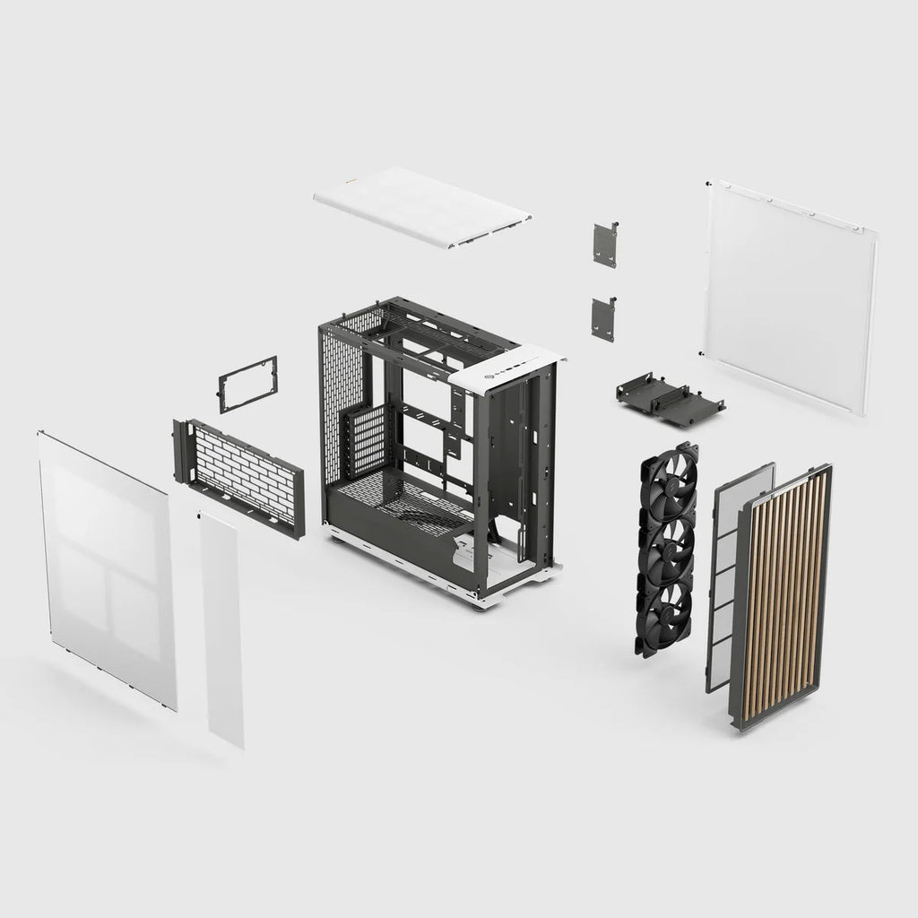 Fractal Design North Chalk Blanc Window Mesh — vue 8