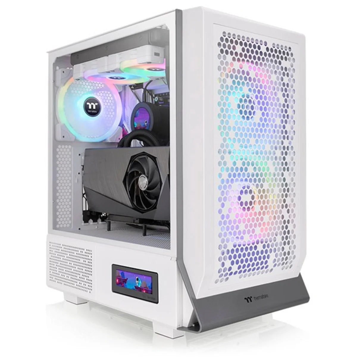 Thermaltake Ceres 300 TG ARGB Snow Blanc — vue 3