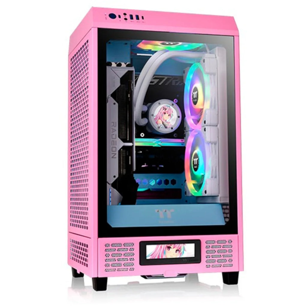 Thermaltake The Tower 200 TG — Rose bubble — vue 7