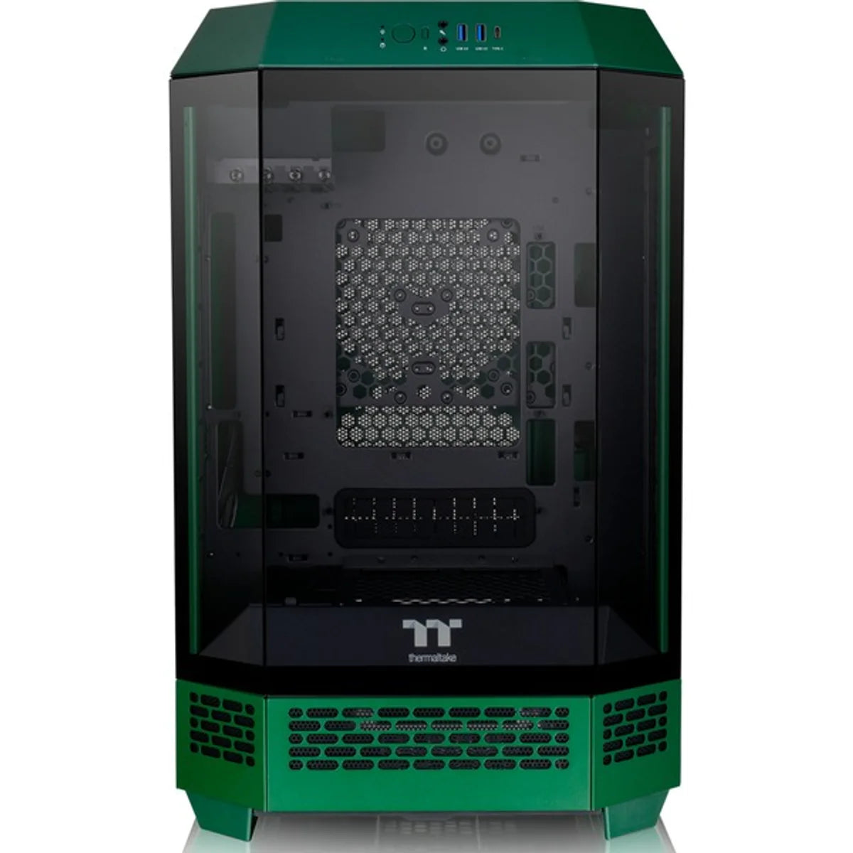 Thermaltake The Tower 300 — Vert racing — vue 3