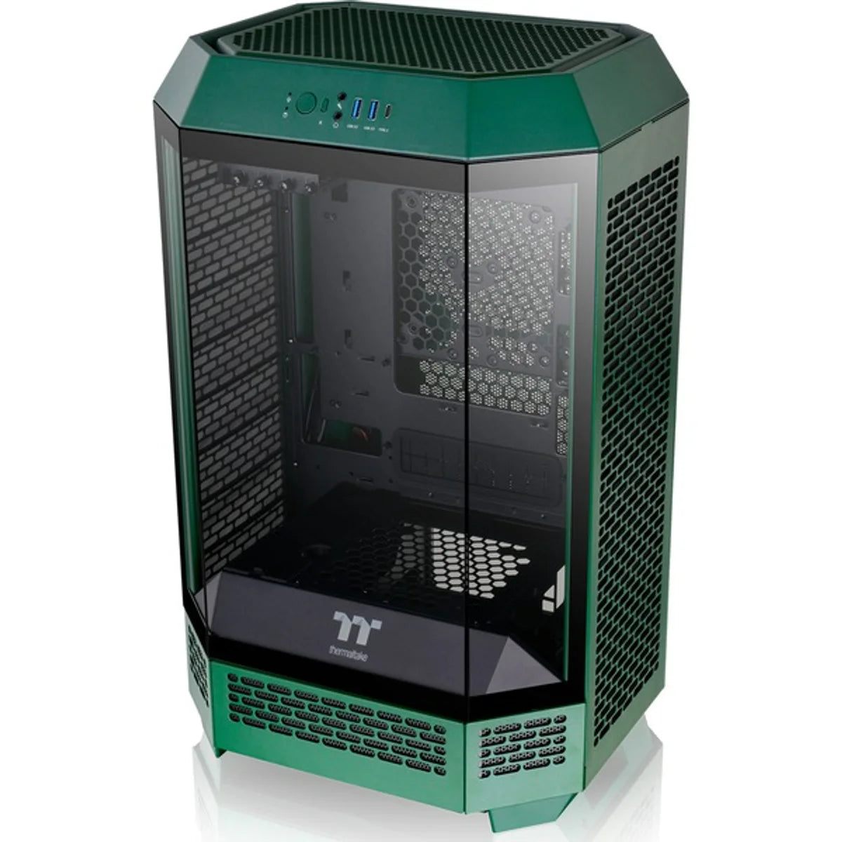 Thermaltake The Tower 300 — Vert racing — vue 4