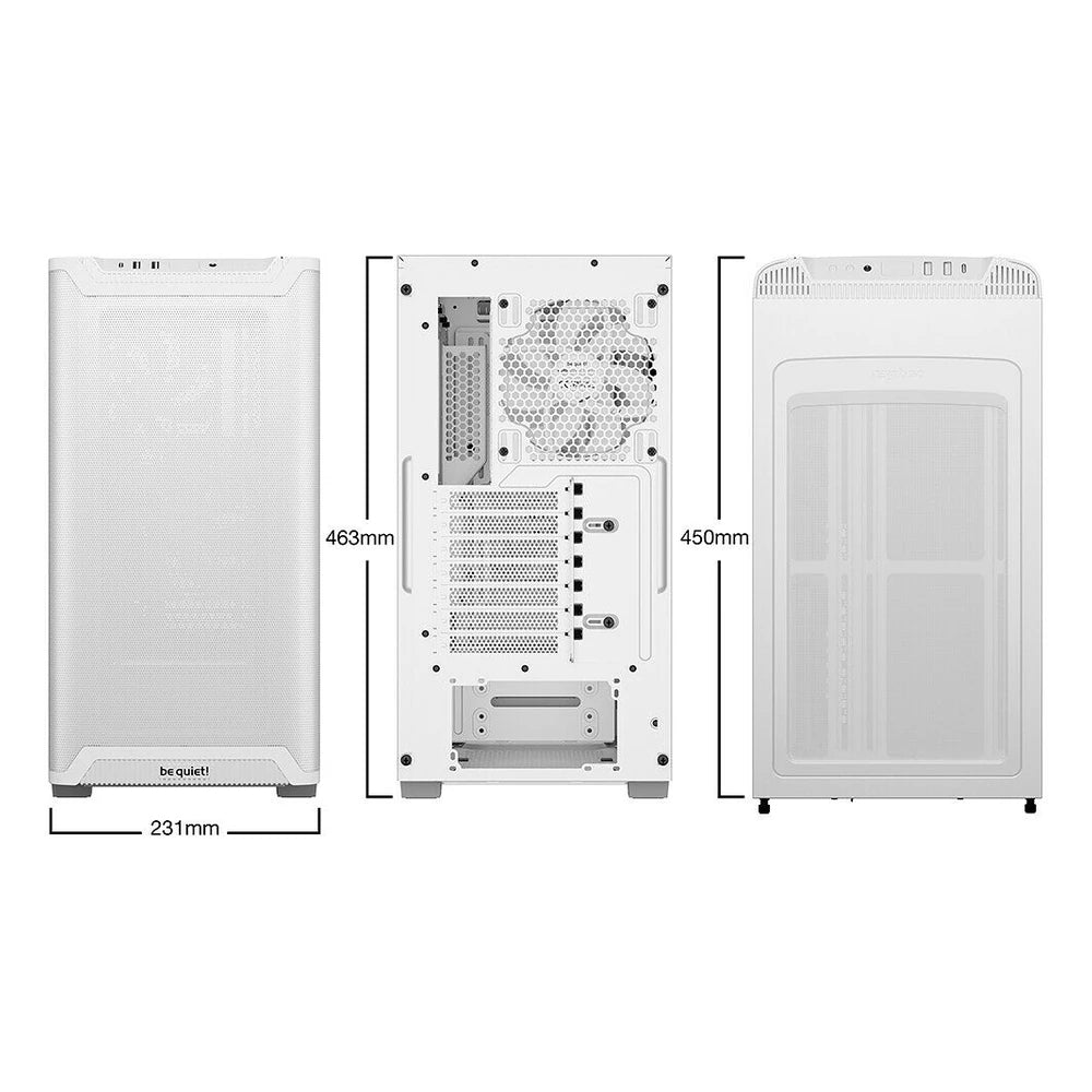 be quiet! Pure Base 501 Airflow Window - Blanc — vue 5