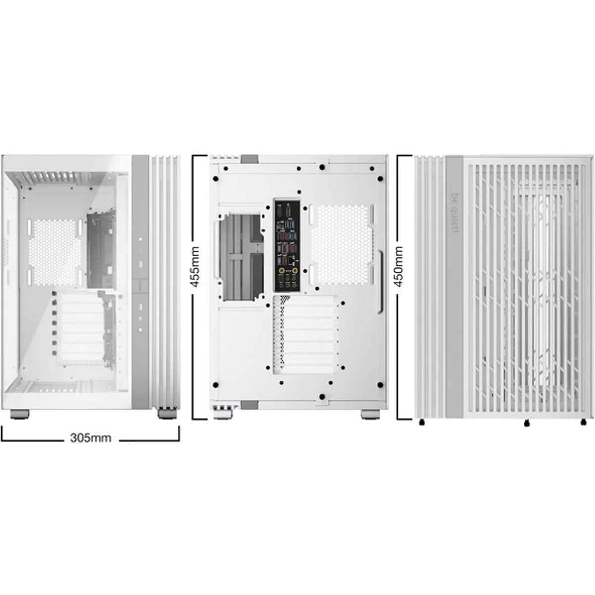 be quiet! Light Base 600 DX Blanc — vue 2