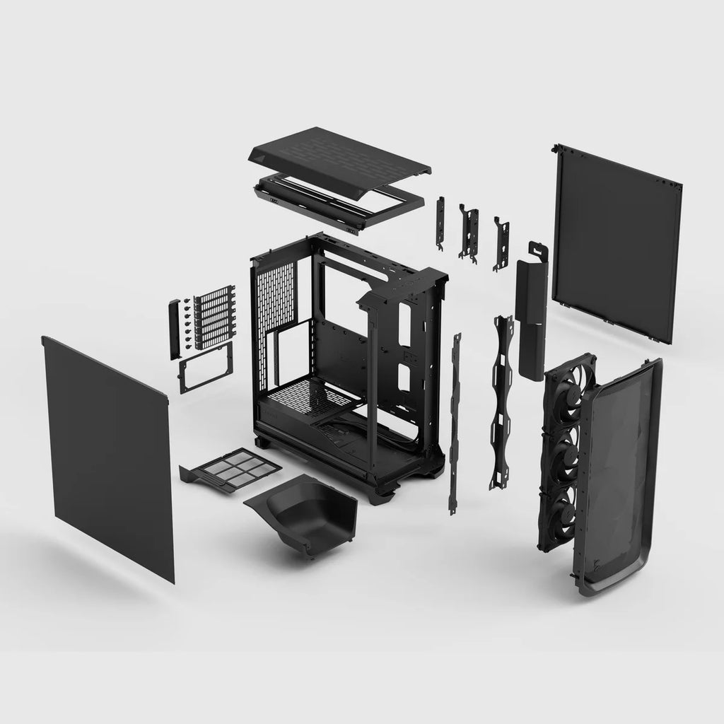 Fractal Design Meshify 3 Noir Solid — vue 8